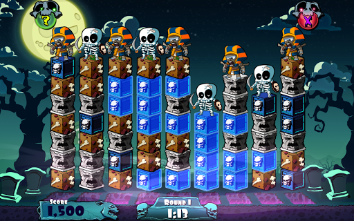 Monster Madness stacked towers gameplay